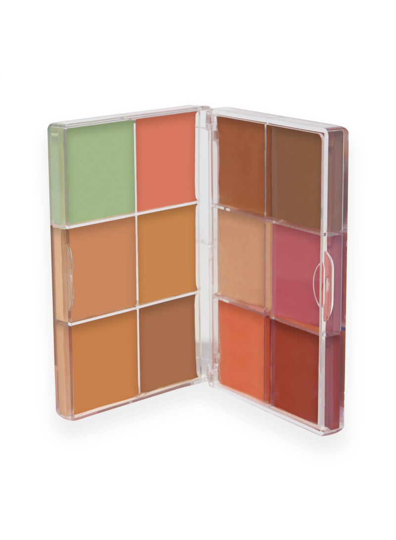 REVOLUTION Everything Base Face Icon Complexion Palette Medium - Image 2